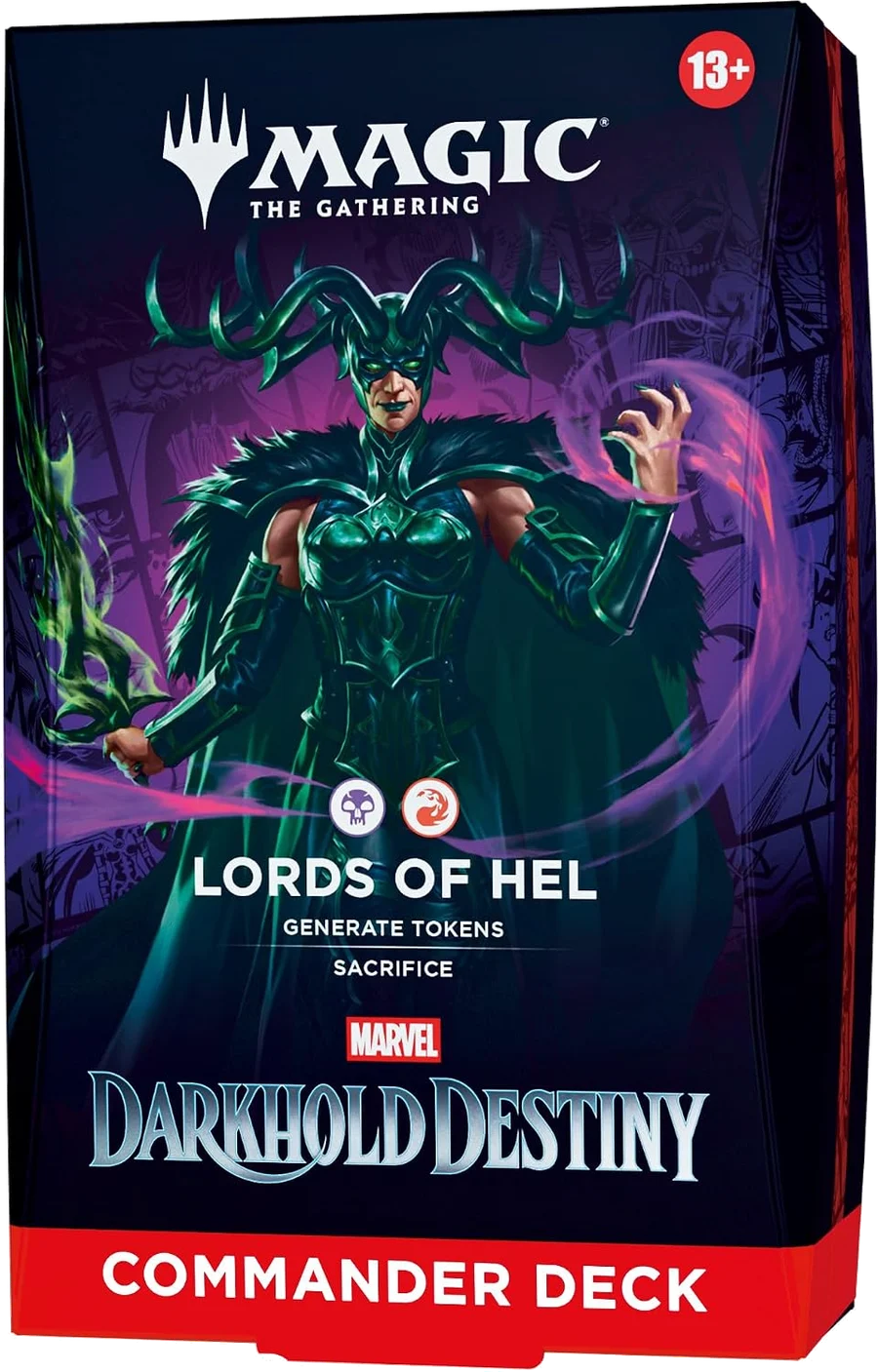 Lords of Hel Commander deck box