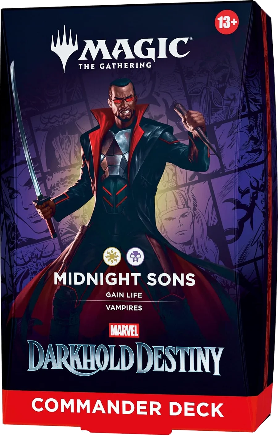 Midnight Sons Commander deck box